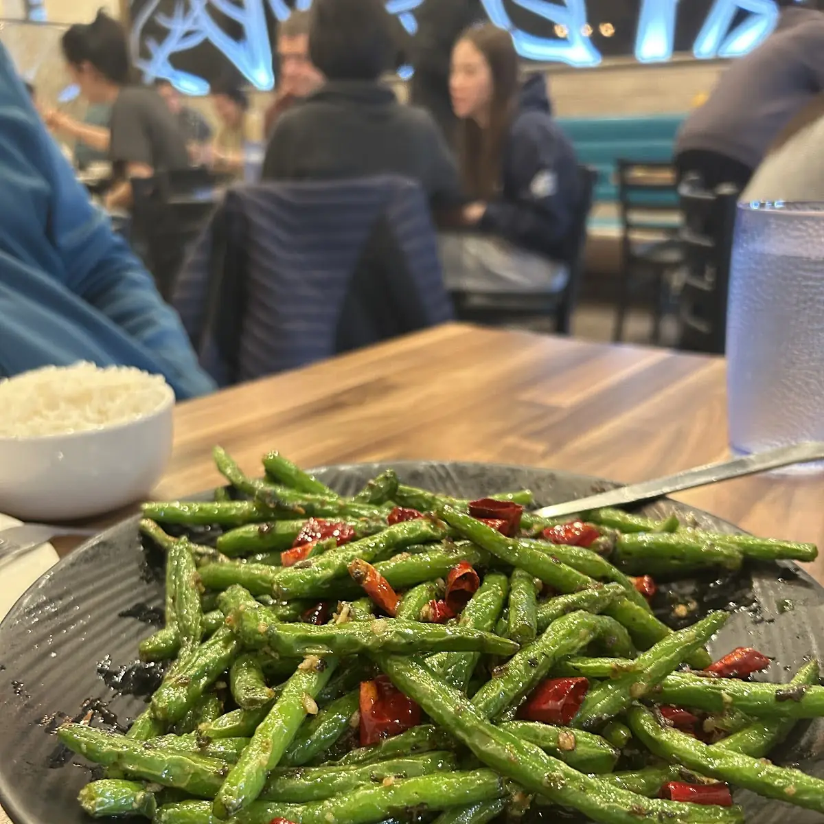 sauteed szechuan string bean h10 干煸四季豆